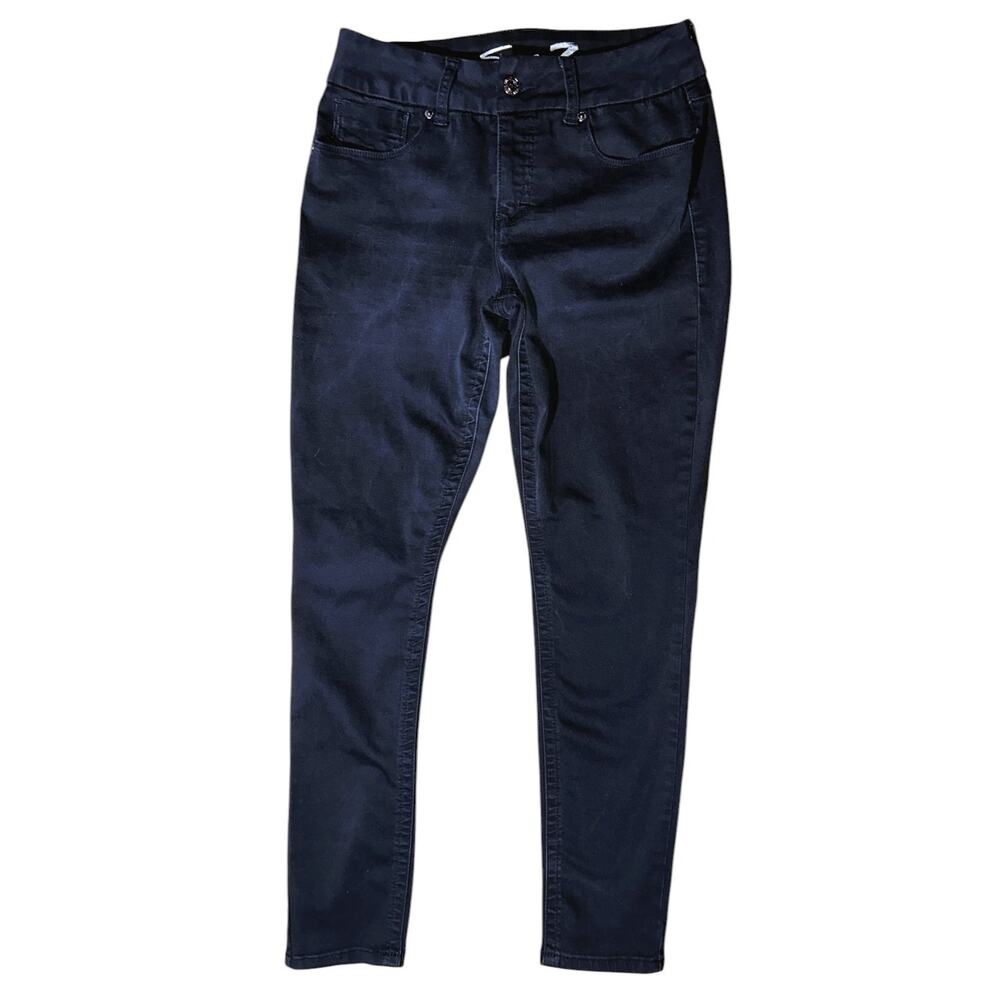 Seven7 Tummyless Mid-Rise Skinny Black Jeans Size 12 29X29